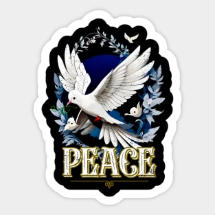 Peace on earth - no war Sticker